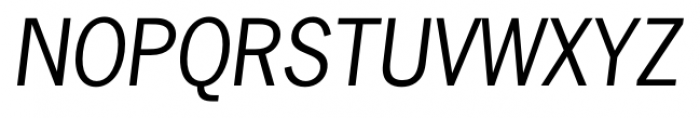 News Gothic Std Oblique Font UPPERCASE