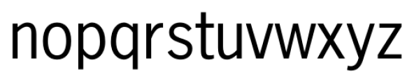News Gothic Std Regular Font LOWERCASE