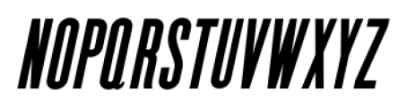 Newsworthy JNL Oblique Font UPPERCASE