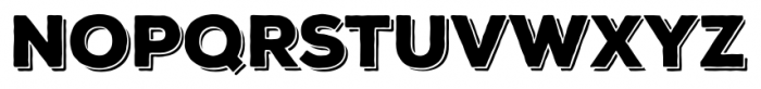 Nexa Rust Sans Black Shadow Font LOWERCASE