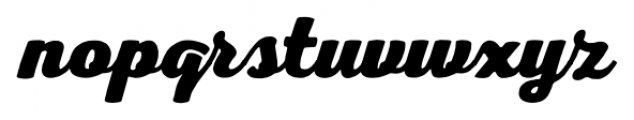 Nexa Rust Script Heavy 1 Font LOWERCASE