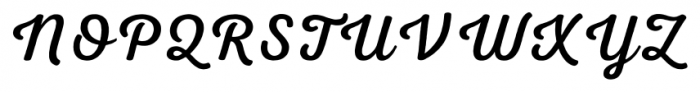 Nexa Rust Script Regular 1 Font UPPERCASE