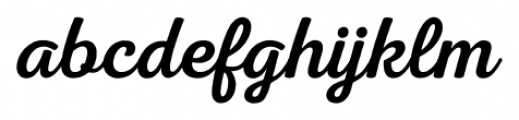 Nexa Rust Script Regular 1 Font LOWERCASE