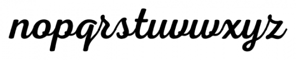 Nexa Rust Script Regular 1 Font LOWERCASE