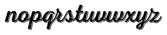 Nexa Rust Script Regular Shadow 2 Font LOWERCASE