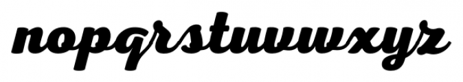 Nexa Script Heavy Font LOWERCASE