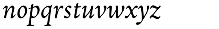 Neacademia Text Italic Font LOWERCASE