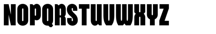 Nearing Condensed Sans Black Font UPPERCASE