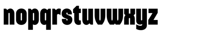 Nearing Condensed Sans Black Font LOWERCASE