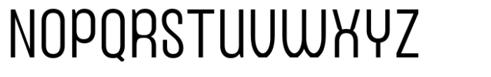 Nearing Condensed Sans Light Font UPPERCASE