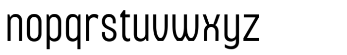 Nearing Condensed Sans Light Font LOWERCASE