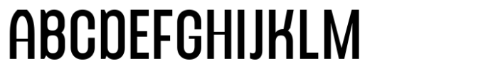 Nearing Condensed Sans Medium Font UPPERCASE
