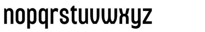 Nearing Condensed Sans Medium Font LOWERCASE