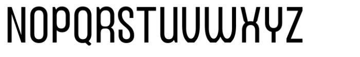 Nearing Condensed Sans Regular Font UPPERCASE