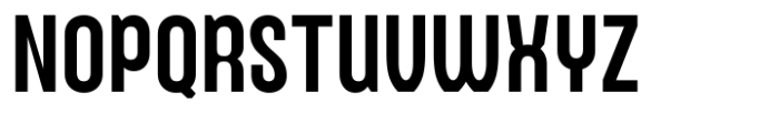 Nearing Condensed Sans Semi Bold Font UPPERCASE