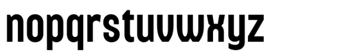Nearing Condensed Sans Semi Bold Font LOWERCASE
