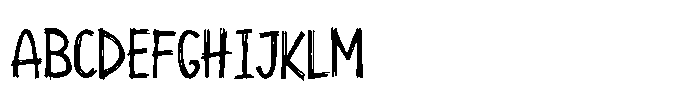 Neat Scribble Font UPPERCASE