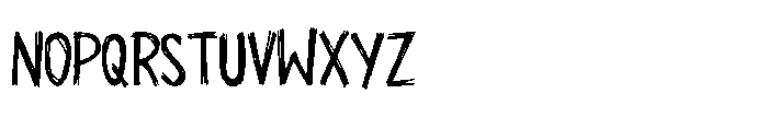 Neat Scribble Font UPPERCASE