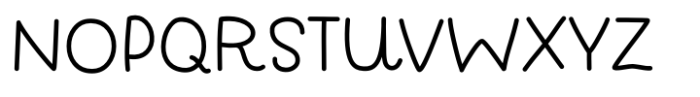 Neatly Said Regular Font UPPERCASE