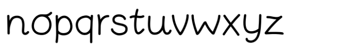 Neatly Said Regular Font LOWERCASE