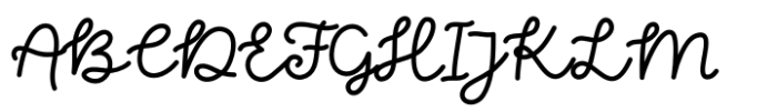 Neatly Said Script Font UPPERCASE