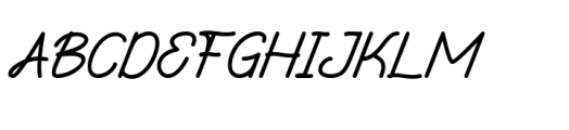 Neatly Script Font UPPERCASE