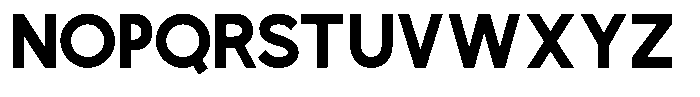 Nebeco Font UPPERCASE
