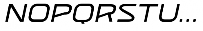 Nebora Thin Slanted Font UPPERCASE