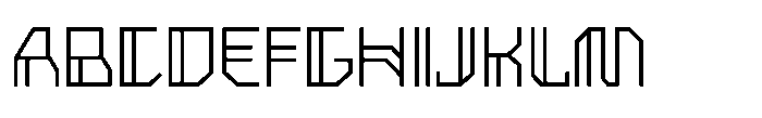 Nebula Chronos Light Font UPPERCASE