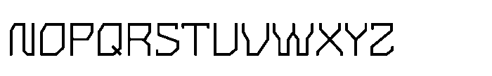 Nebula Chronos Light Font LOWERCASE