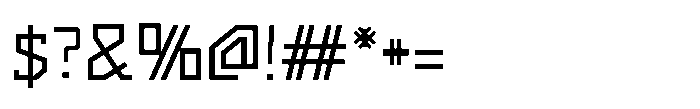 Nebula Chronos Regular Font OTHER CHARS