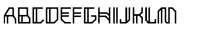 Nebula Chronos Regular Font UPPERCASE