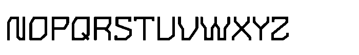 Nebula Chronos Regular Font LOWERCASE