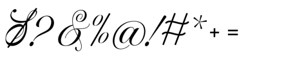 Nebulla Script Font OTHER CHARS