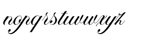 Nebulla Script Font LOWERCASE