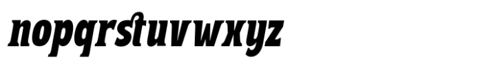 Nebulon Slant Font LOWERCASE