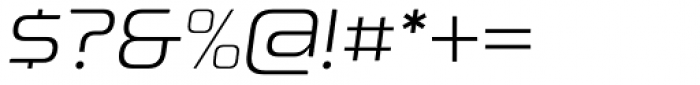 Nebulosa Regular Italic Font OTHER CHARS