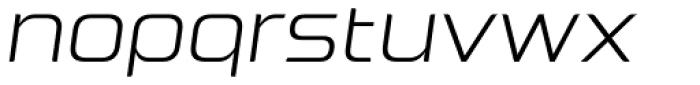 Nebulosa Regular Italic Font LOWERCASE