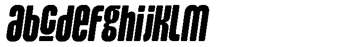 Nechlas Rounded Slant Regular FONT