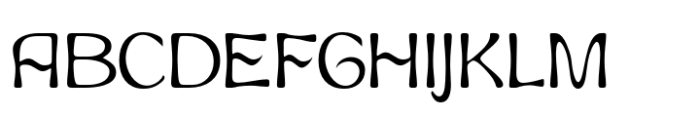Neckyn Drawn Font UPPERCASE