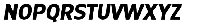 Necora Oblique Sans Font UPPERCASE