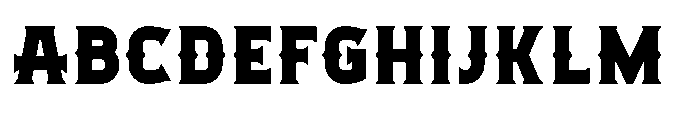 Necrothra Black Font UPPERCASE