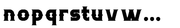 Necrothra Black Font LOWERCASE