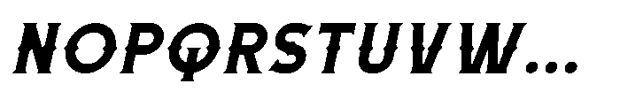 Necrothra Bold Italic Font UPPERCASE
