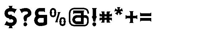Necrothra Bold Font OTHER CHARS
