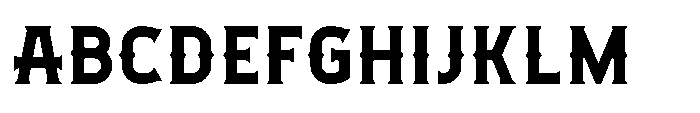 Necrothra Bold Font UPPERCASE
