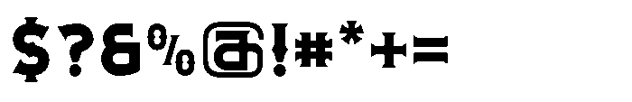 Necrothra Extra Bold Font OTHER CHARS