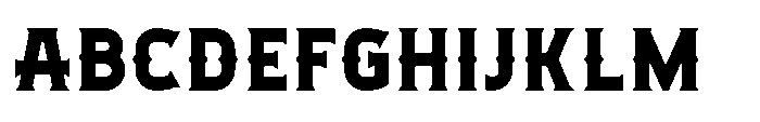 Necrothra Extra Bold Font UPPERCASE