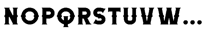Necrothra Extra Bold Font UPPERCASE