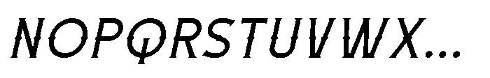 Necrothra Italic Font UPPERCASE